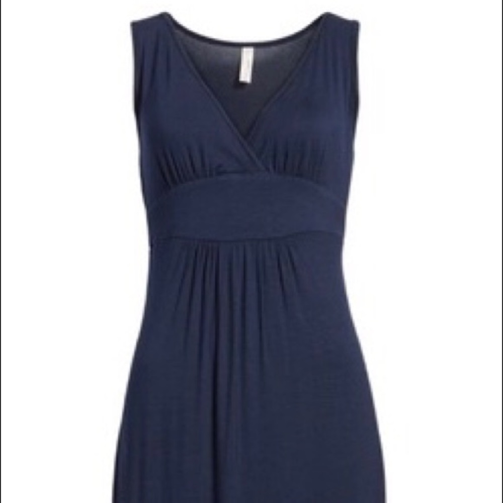 LOVEAPPELA Bridesmaid Maxi Dress in Navy Blue Sz/S